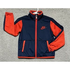 Nike Jacket Boys 24 Months Blue And Red DriFit Full Zip Outdoor‎ Play Casual